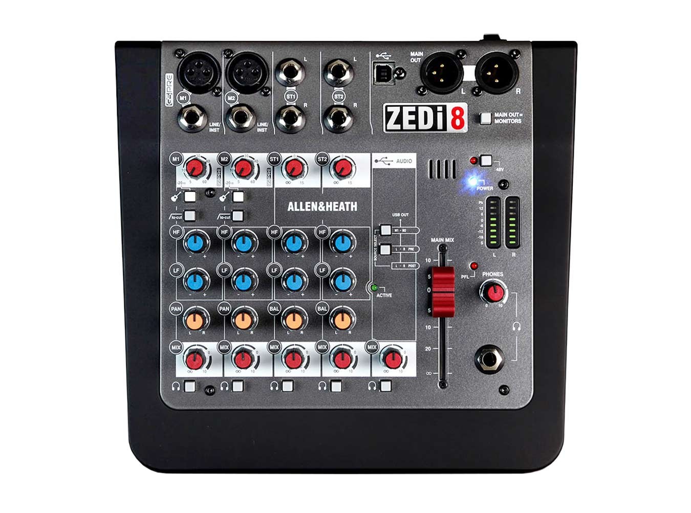 Allen & Heath ZEDi-8 8-Channel Mixer With USB