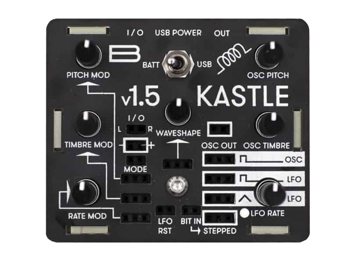 BASTL KASTLE v1.5 モジュラーシンセサイザー BASTL Kastle Handheld Modular Synthesizer (v1.5)