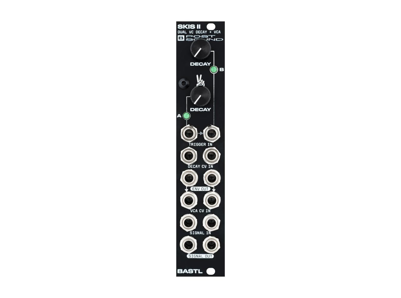 SKIS II　BASTL　モジュラーシンセ BASTL Instruments Skis II Dual Envelope/VCA