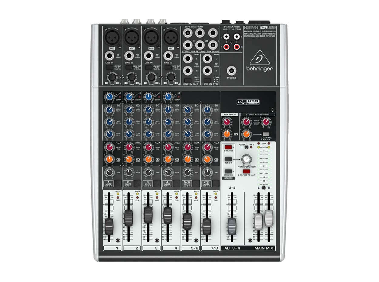 【新品未使用品】1204USB XENYX Behringer XENYX 1204USB USB Mixer | Guitar Center