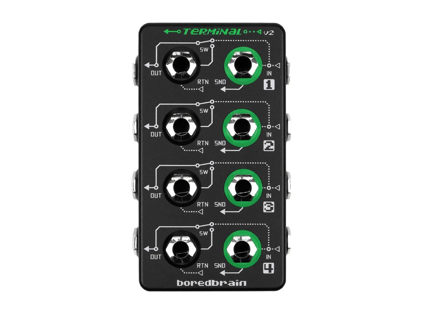 ギター Boredbrain Music Terminal V2 Boredbrain Music Terminal V2 Pedal Signal Router