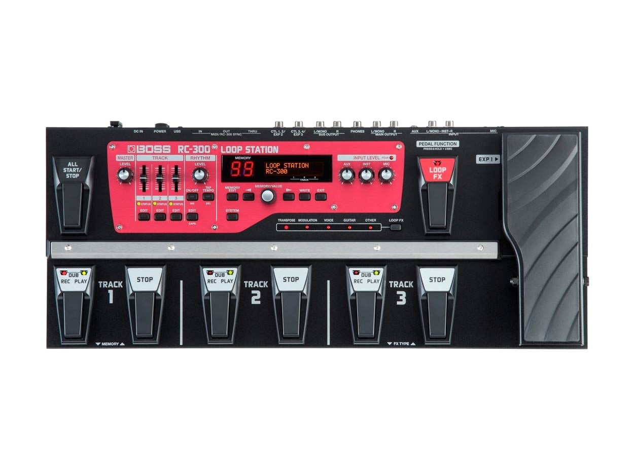 Boss RC-300 3 Track Loop Station Pedal