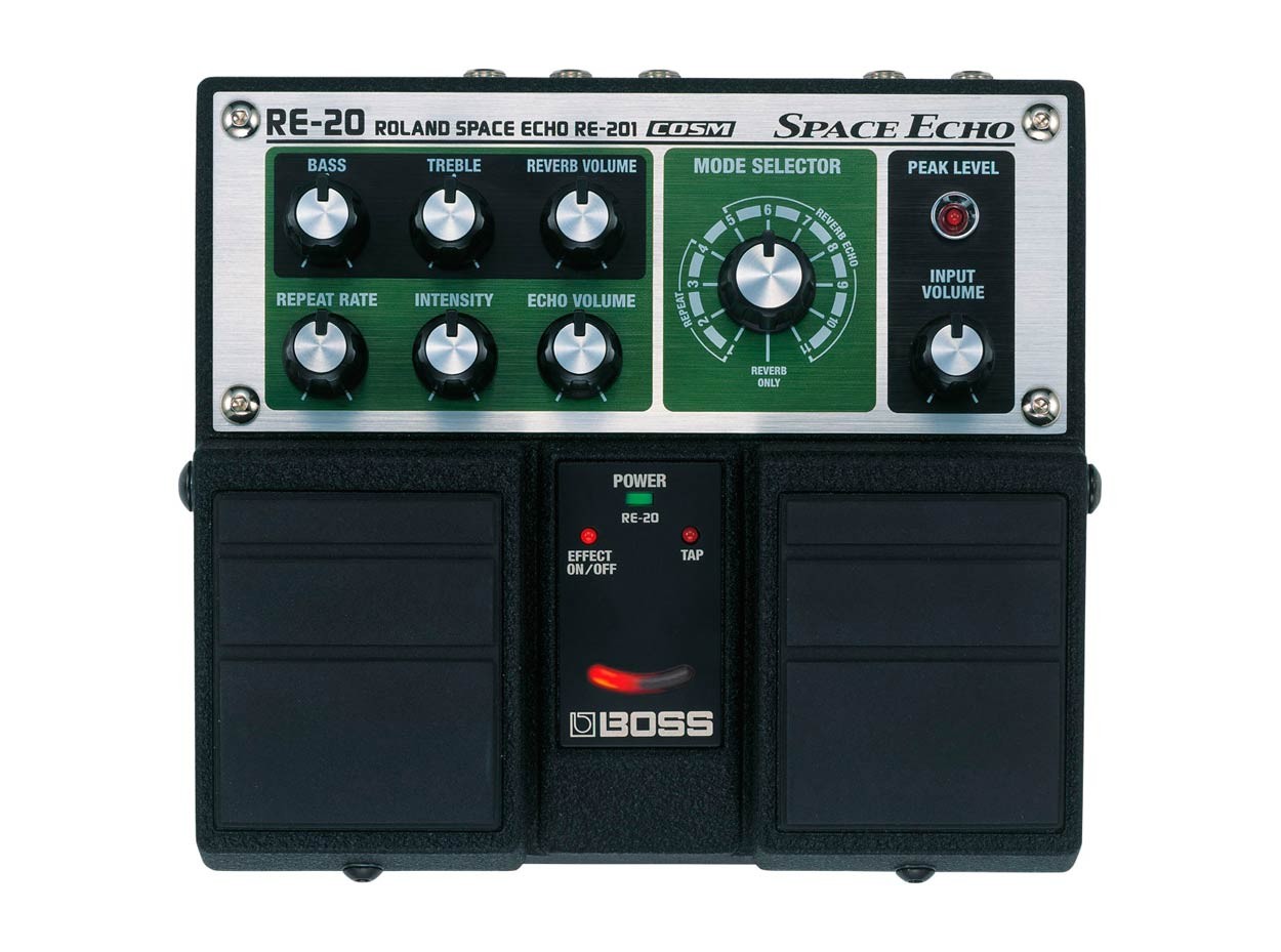 BOSS RE-20 スペースエコー　Space Echo Boss RE-20 Space Echo Pedal | Sweetwater
