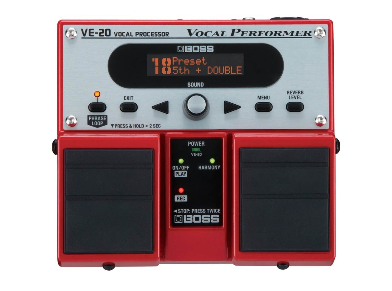 配信機器・PA機器・レコーディング機器 BOSS VE-20 vocal processor Boss VE-20 Vocal Performer Pedal