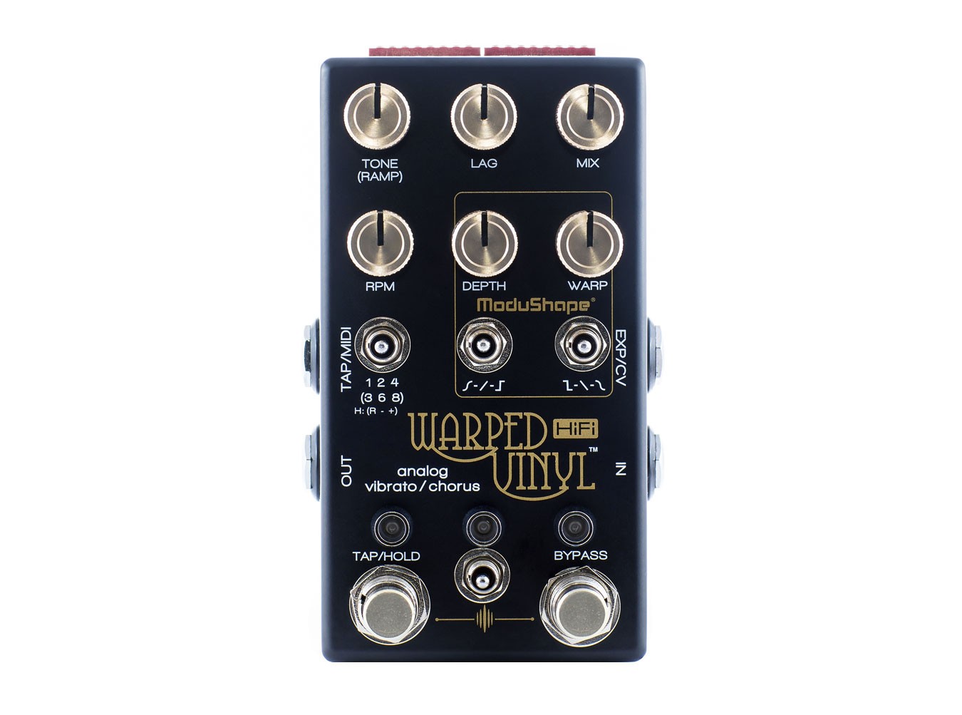 ギター Chase Bliss Warped Vinyl HiFi Chase Bliss Warped Vinyl HiFi Pedal (Black)