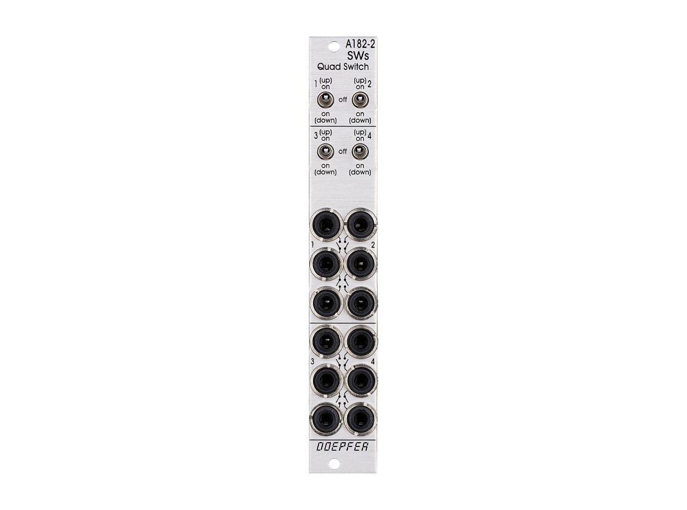Doepfer A-182-2 Quad Switch - Slim Line