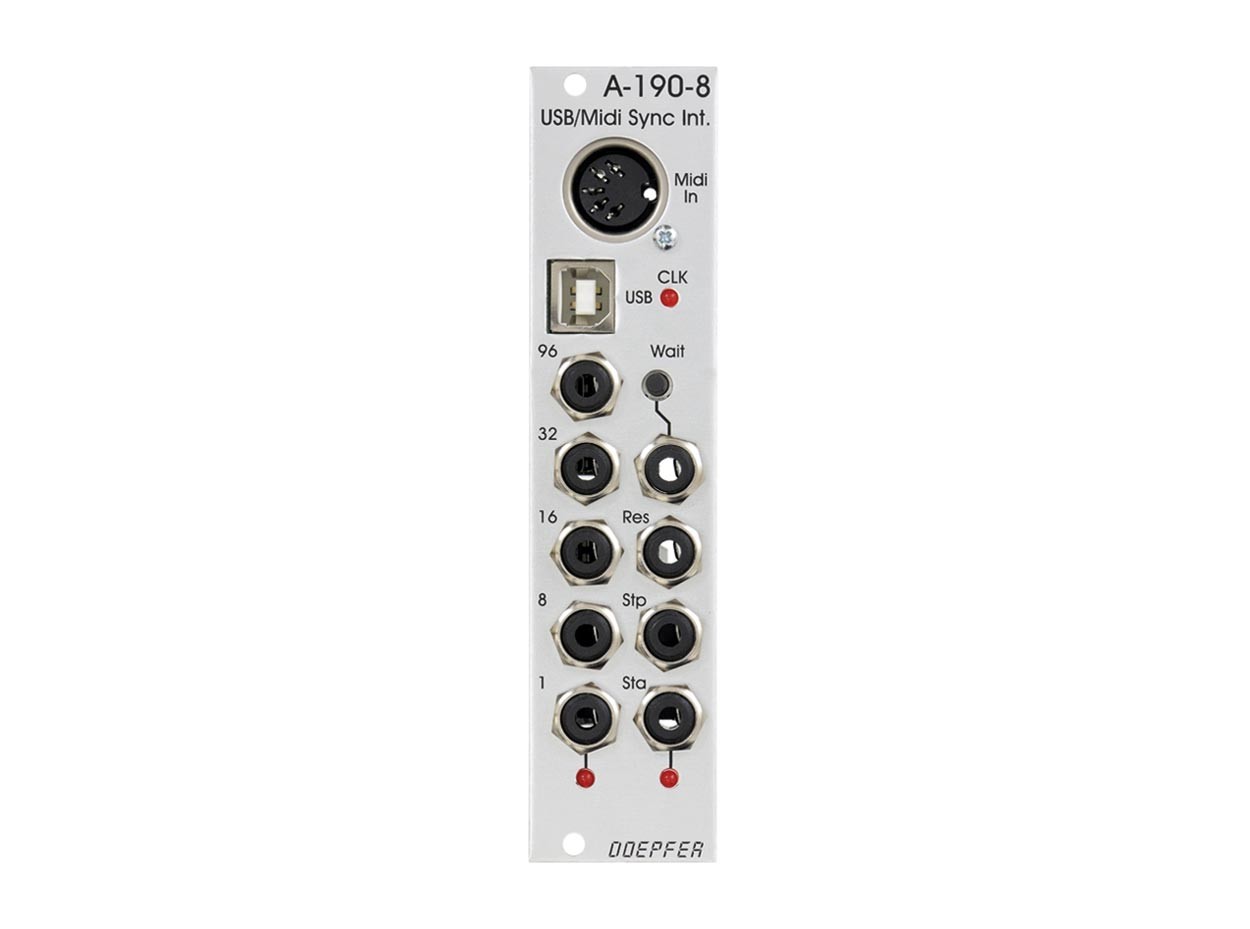 Doepfer A-190-8 USB/MIDI to Sync Converter