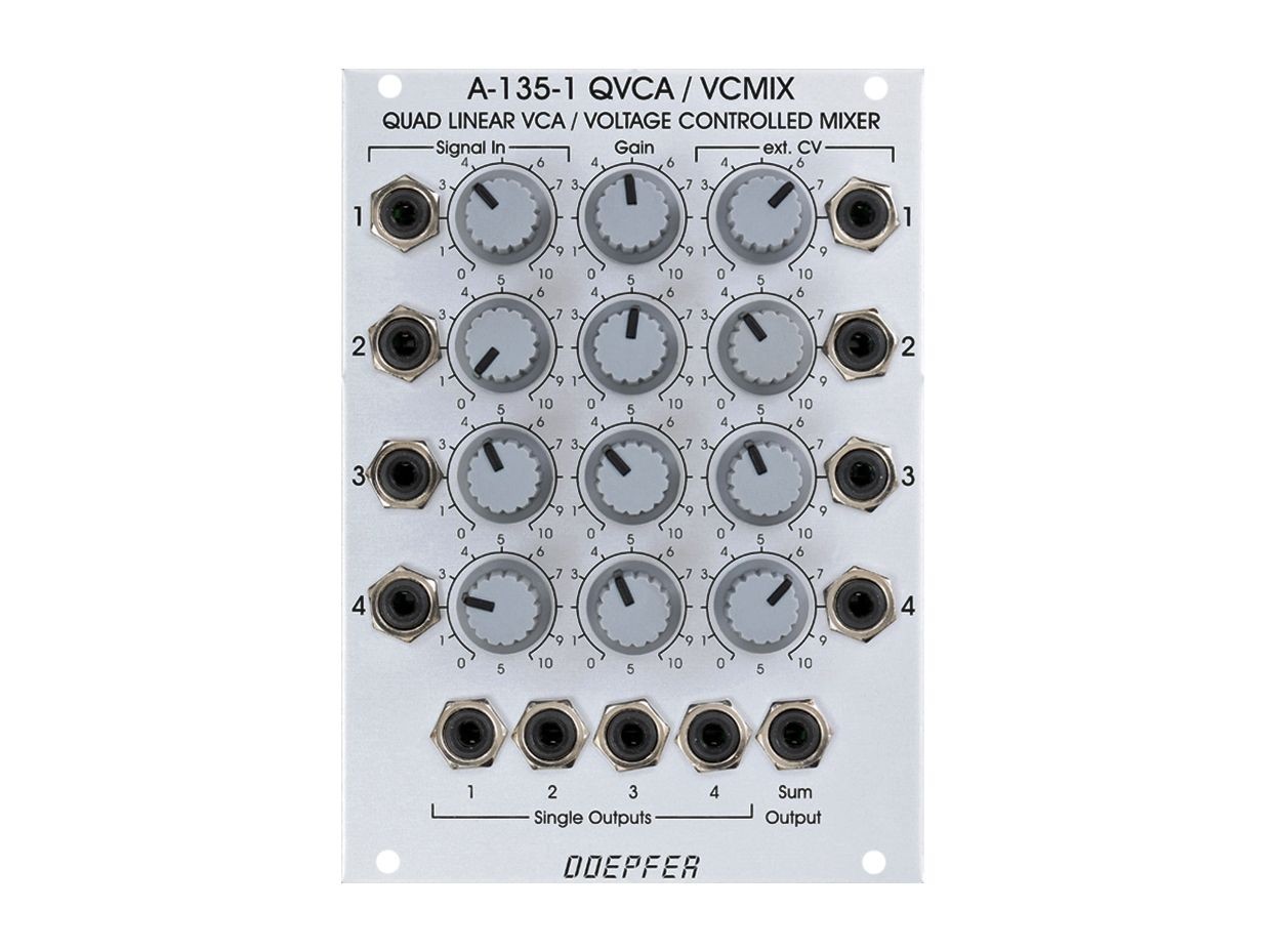 Doepfer A-135-1 VC Mixer / Quad VCA Doepfer A-135-1 VC Mixer / Quad VCA