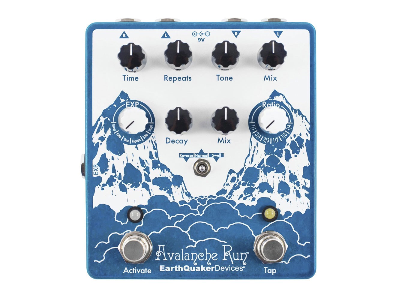 EarthQuaker Avalanche Run V2 Delay Reverb Pedal
