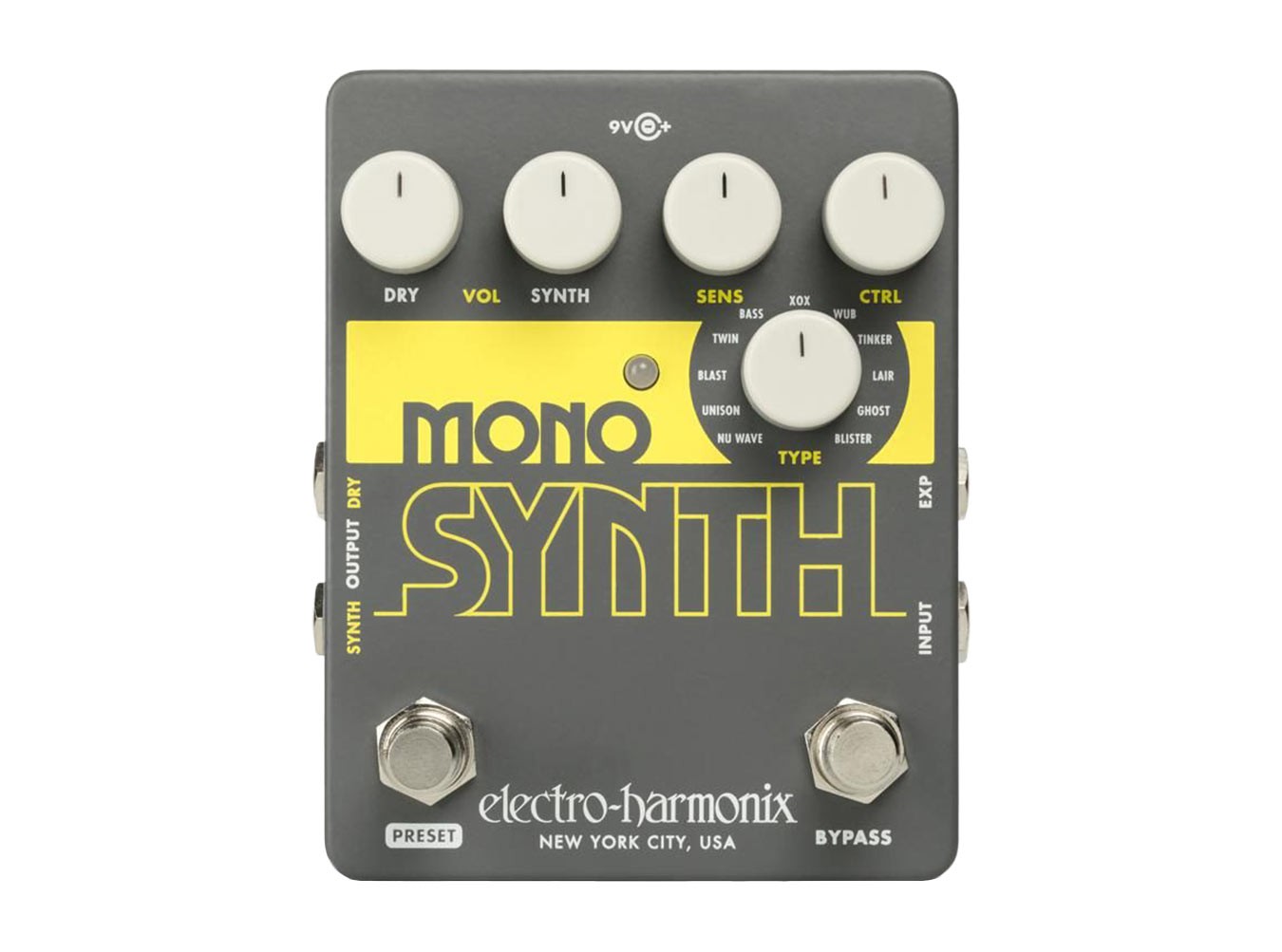 electro-harmonix Mono Synth エレハモ　モノシンセ EHX Mono Synth Guitar Synthesizer Pedal