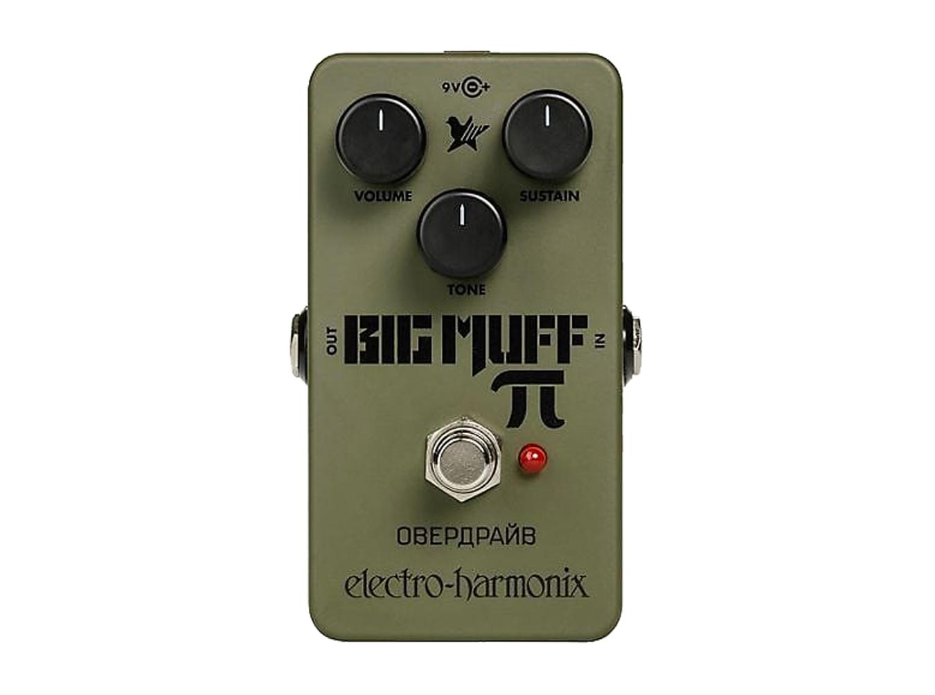 electro-harmonix BIG MUFF π greenrussian EHX Green Russian Big Muff Distortion Pedal