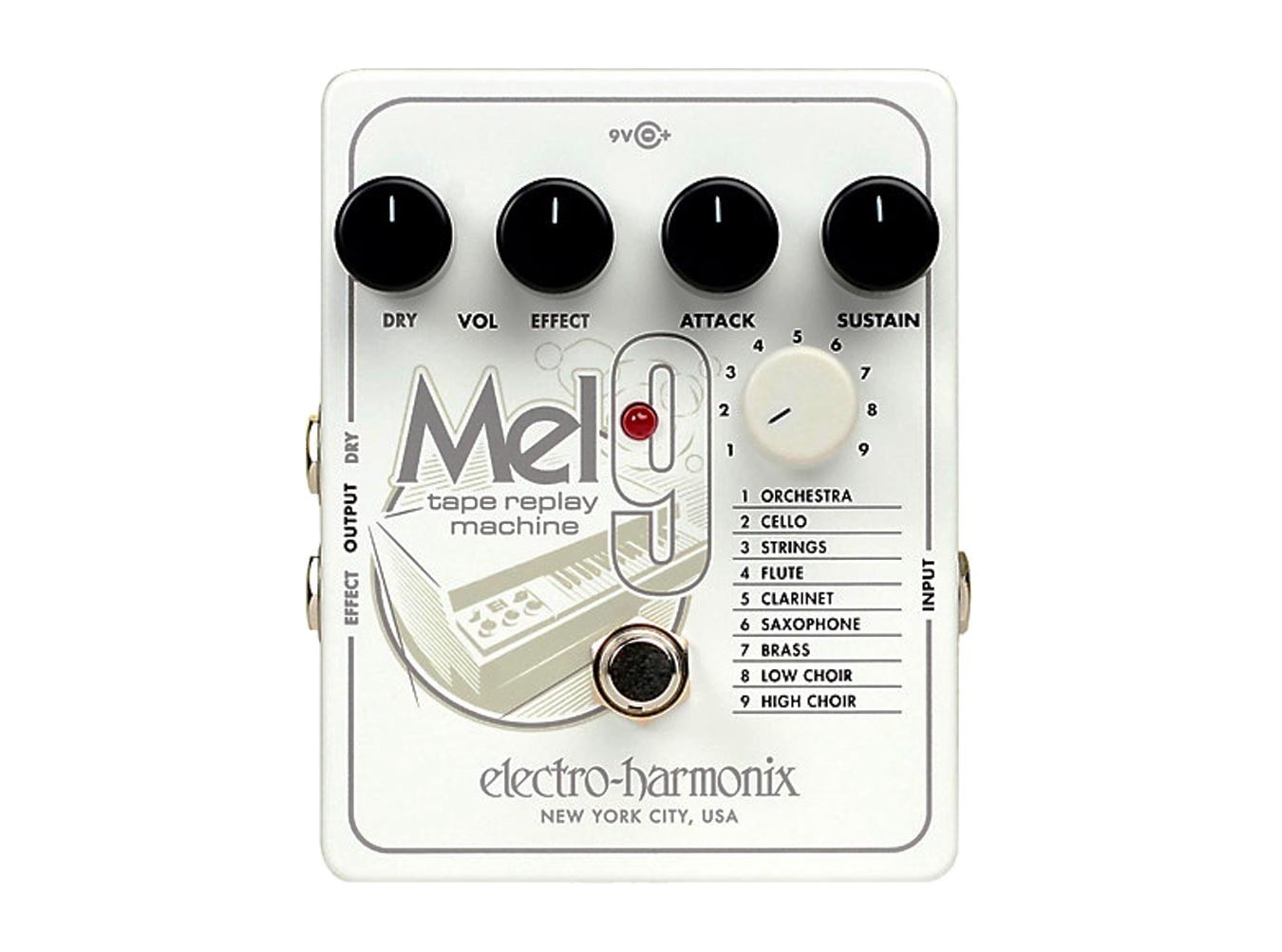 Electro-Harmonix Mel9 Mellotron Emulator Pedal