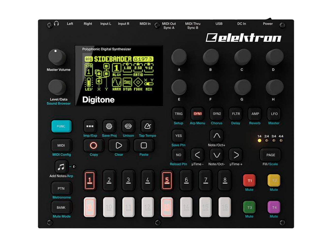 鍵盤楽器 Elektron Digitone Elektron Digitone FM Synthesizer + Groovebox