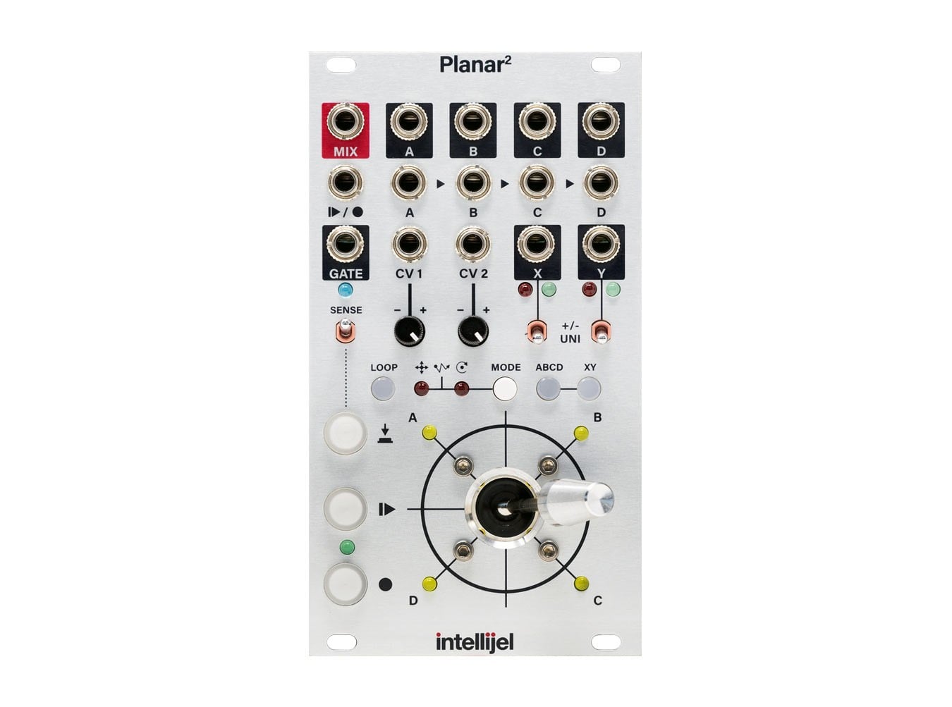 intellijel Planar 2 モジュラーシンセサイザー Intellijel Planar 2 Joystick/Mixer/Panner