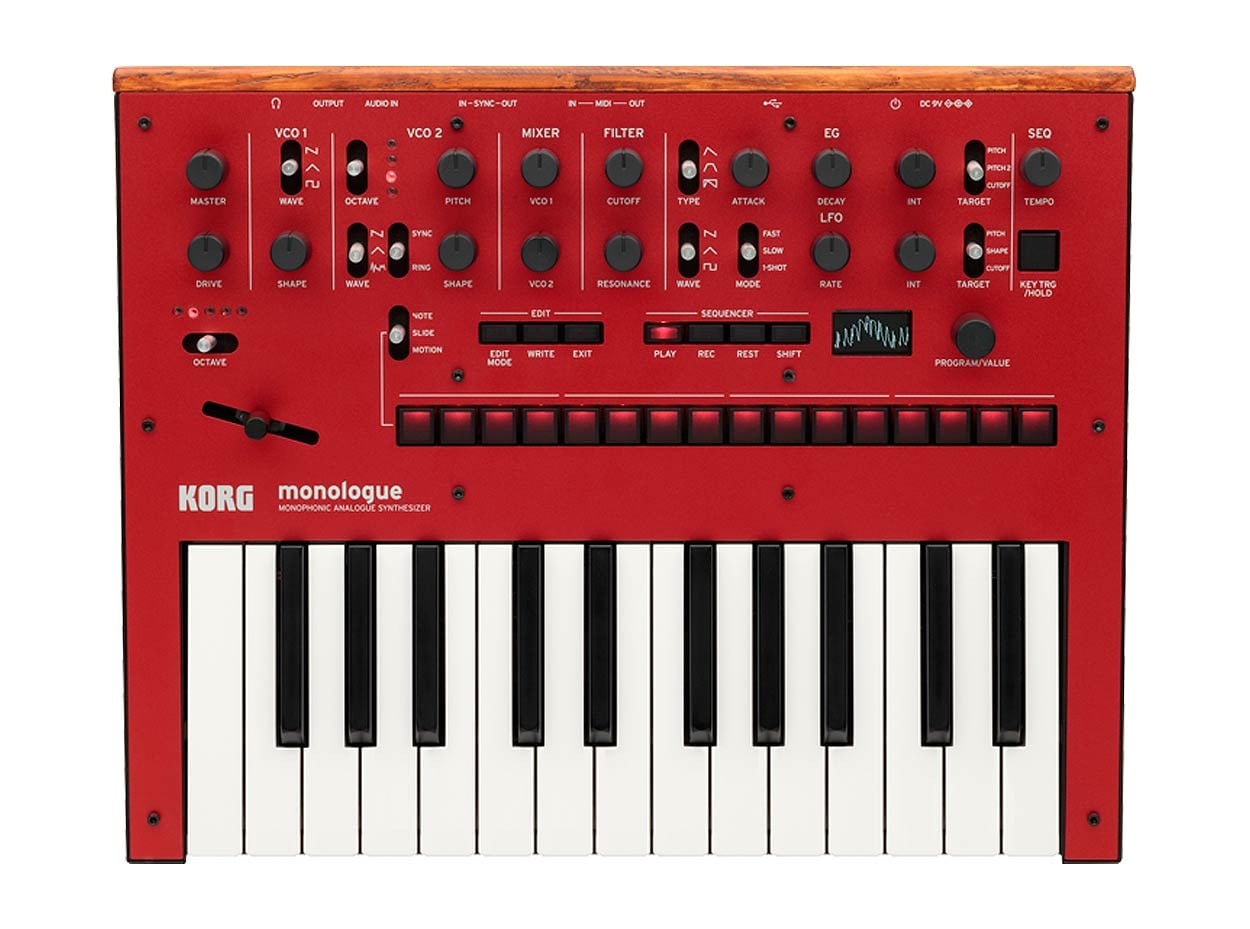 Korg Monologue Analog Monophonic Synthesizer Red