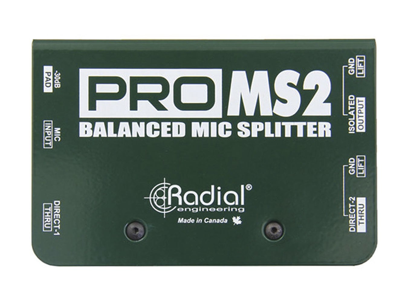 Radial ProMS2 Passive Microphone Splitter