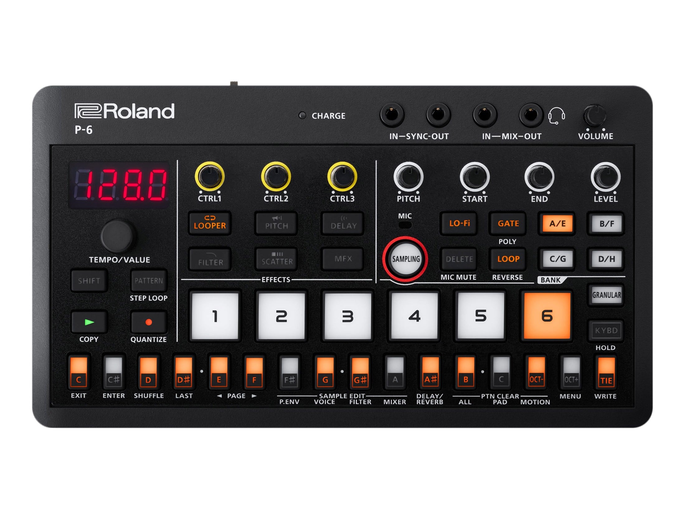 Roland（ローランド）/AIRA Compact P-6 CREATIVE SAMPLER 【中古】【USED】サンプラー【そよら成田ニュータウン店】 Roland - Roland（ローランド）/AIRA Compact P-6 CREATIVE SAMPLER