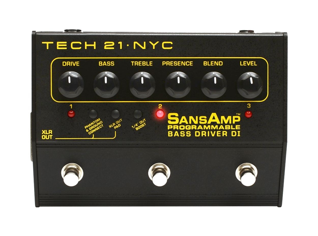 M*i様 Tech 21 SansAmp Bass D DI ☆30周 Tech 21 Programmable Bass DI – Motor City Guitar