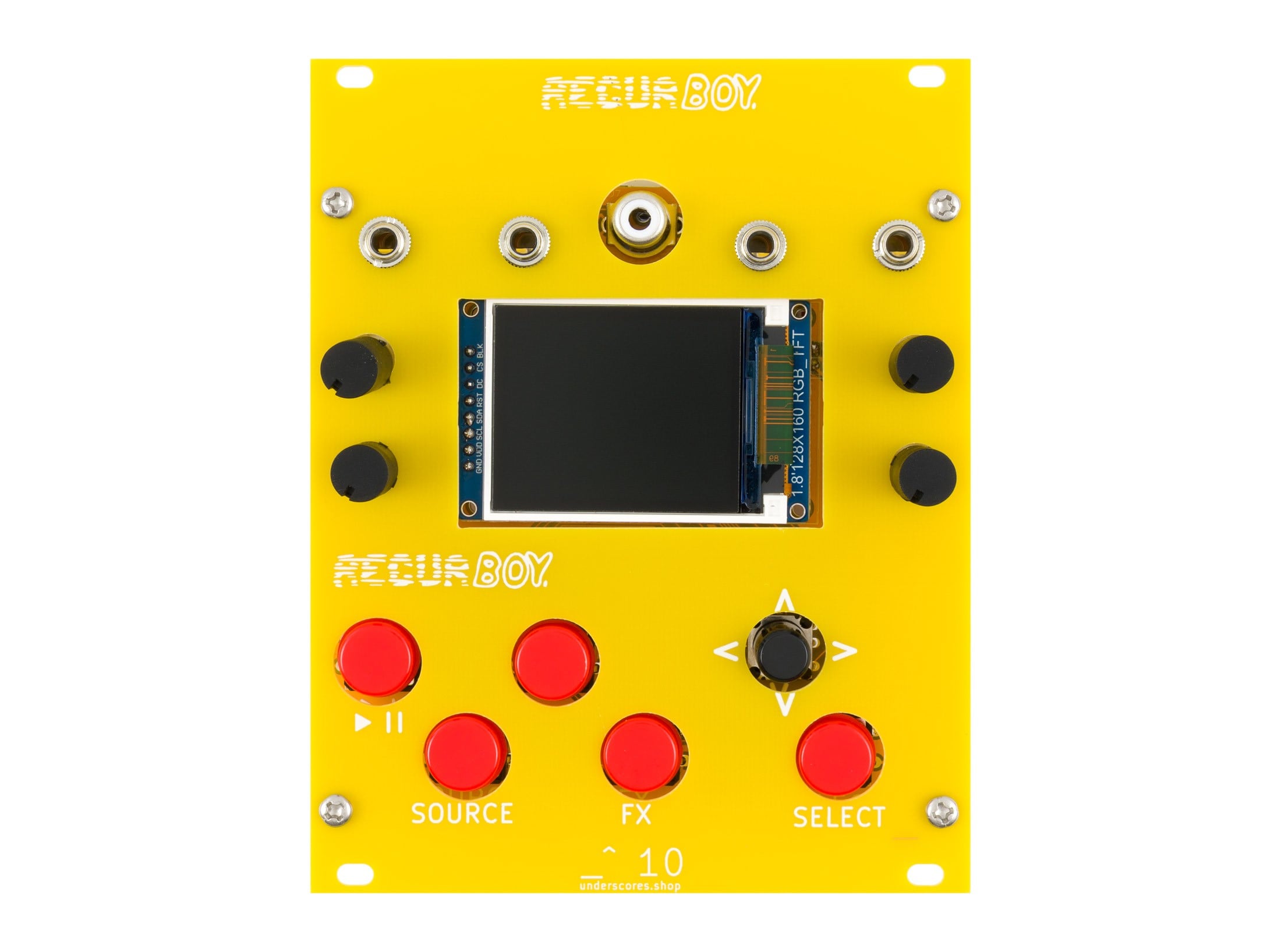 recurBOY VJ ビデオシンセサイザー ユーロラック モジュラーシンセ underscores _recurBOY_ (Eurorack)