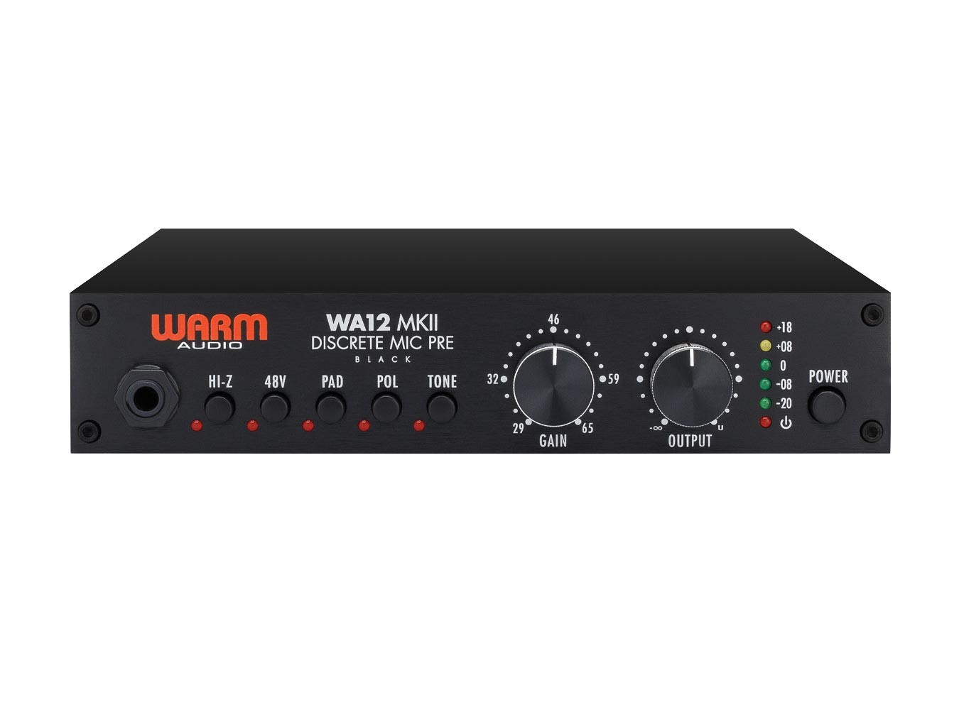 WARM AUDIO / WA12 MKII Black マイクプリアンプ Warm Audio WA12 MKII Microphone Preamp (Black)