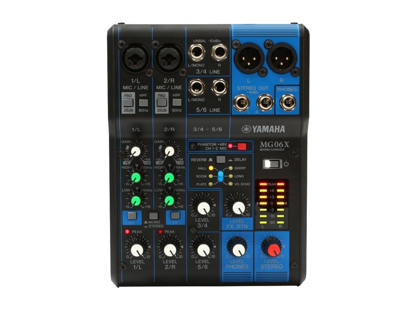 yamahaミキサー　MG06X Yamaha MG06X Mixer | FrontEndAudio.com