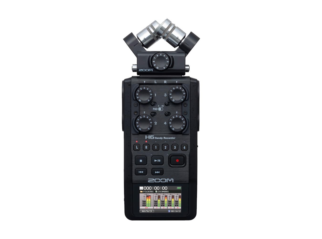 【極美品】ZOOM H6 Black Zoom H6 All Black Field Recorder