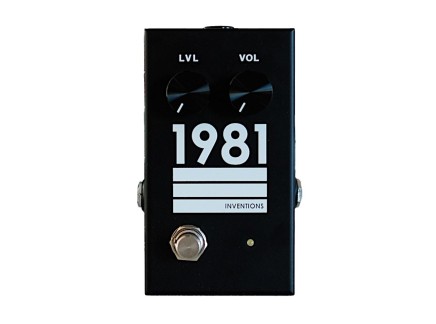 1981 Inventions LVL Boost + Drive Pedal