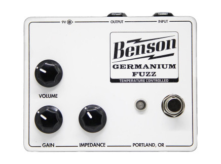 Benson Amps Germanium Fuzz Pedal (Snow White)