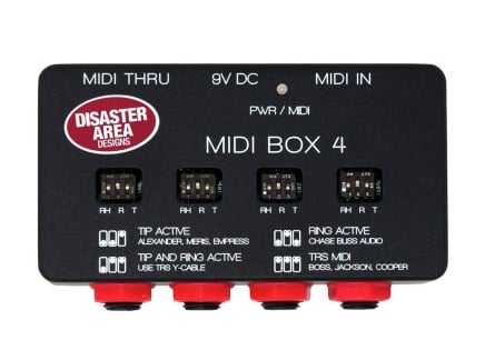 Disaster Area MIDI Box 4 Pedal Interface