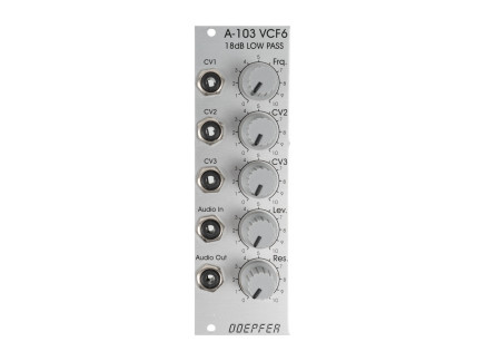Doepfer A-103 VCF6 18dB Low Pass Filter [USED]