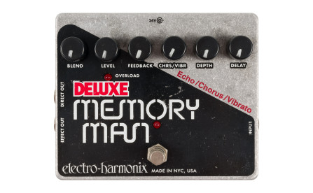Electro-Harmonix Deluxe Memory Man Analog Delay / Chorus / Vibrato Pedal [USED]