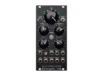 Erica Black Stereo Reverb Effects Processor