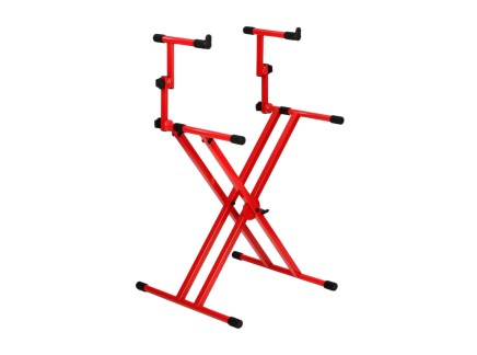 Gator Cases 5100XRED Dual Tier Keyboard Stand