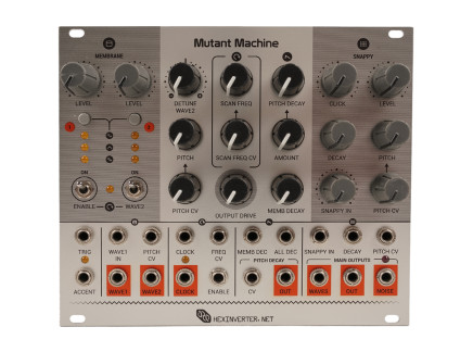Hexinverter Mutant Machine Analog Percussion Engine (Silver) [USED]
