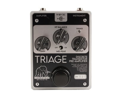 Horrothia Triage Preamp + Overdrive Pedal [USED]