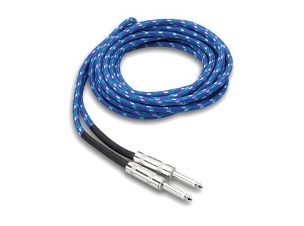 Hosa 3GT-18C Braided Cloth Guitar Cable - 18FT
