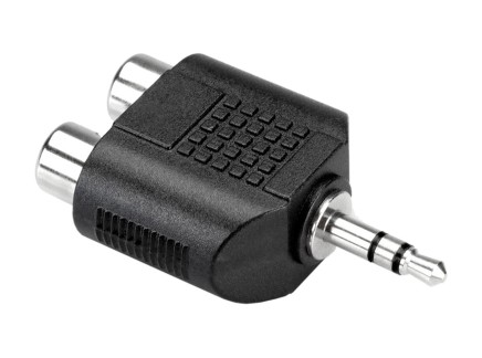 Hosa GRM-193 Dual RCA to 3.5mm TRS Adapter
