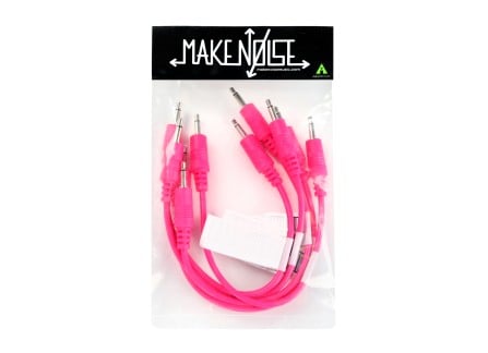 PCA LMNTL 24" 3.5mm Eurorack Modular Synth Patch CABLE PINK 10 PACK 