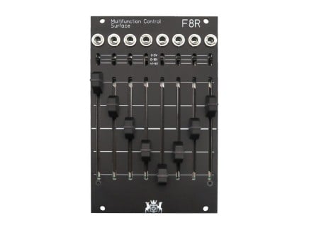 Michigan Synth Works F8R Fader Bank Jacks on Top