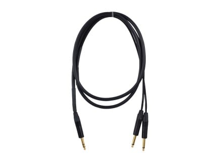 Mogami Gold TRS to Dual TS Insert Cable