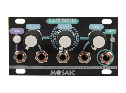 Mosaic Bass Drum (Black) [USED]