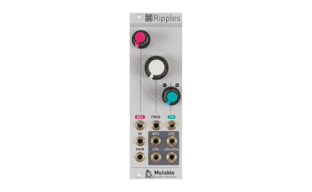 Mutable Instruments Ripples 4 Pole Filter V1 [USED]