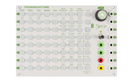 Tiptop Audio Circadian Rhythms Grid Sequencer (White) [USED]