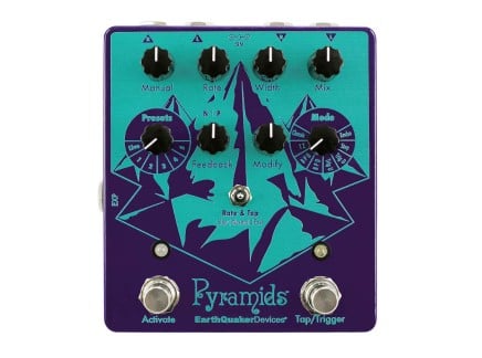 EarthQuaker Devices Pyramids, front view