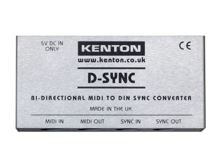 D-Sync Bi-Directional MIDI to DIN Sync Converter