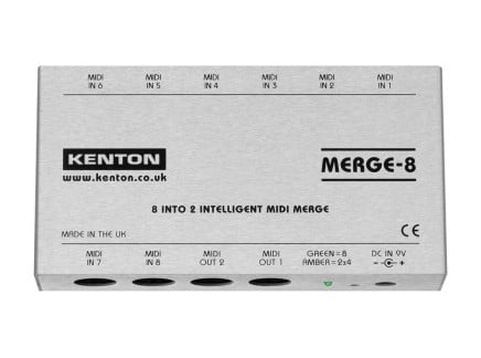 Merge-8 MIDI Merge Box
