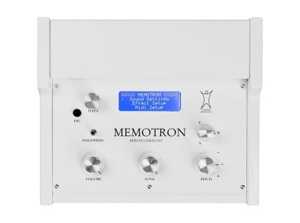 The Memotron Desktop is a compact version of the larger Memotron.