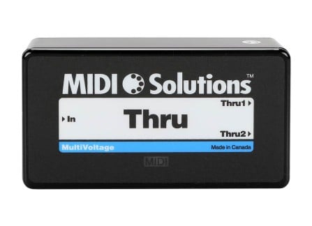 Thru 2 Output MIDI Thru Box