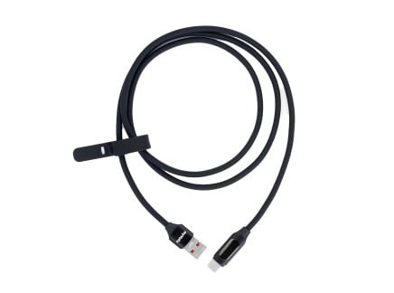 myVolts Step Up USB-A to USB-C PD Cable Black