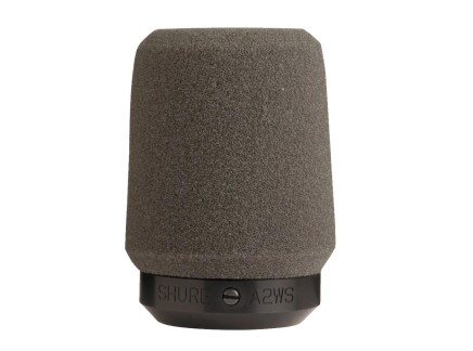 Shure A2WS Locking Microphone Windscreen (Gray)